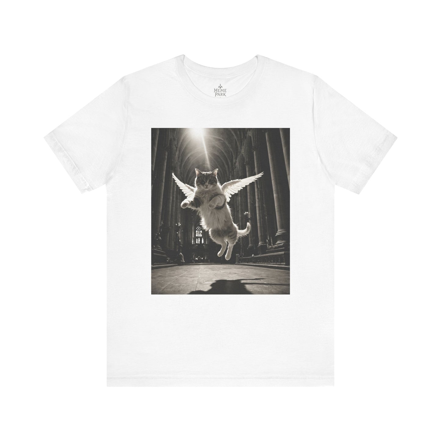 Angel Cat Graphic Tee - Cute Animal Lover Gift, Unisex T-Shirt for Cat Lovers, Funny Pet Shirt, Unique Gift for Birthdays, Casual Wear