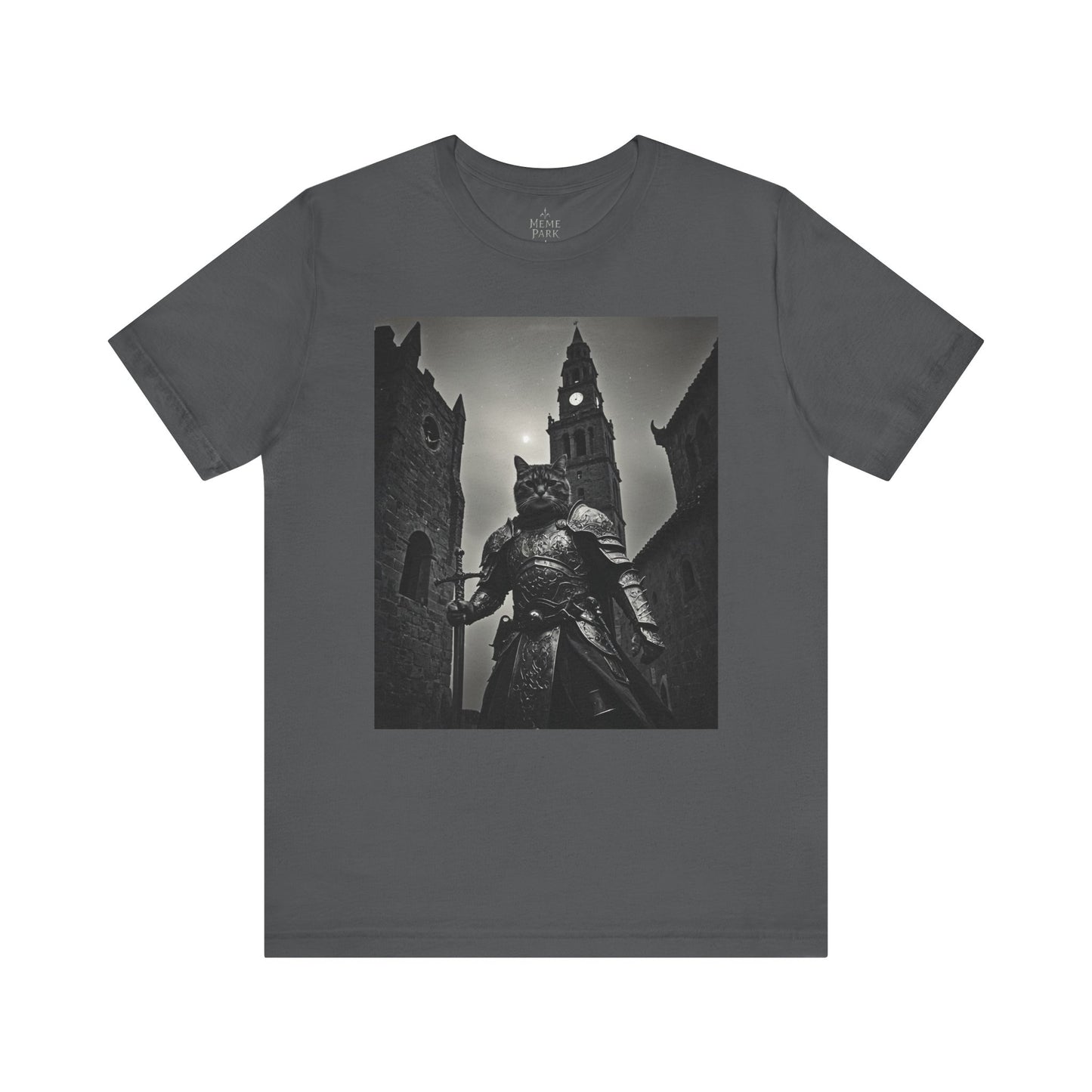Knight's Valor Unisex Tee - Warrior Shirt, Fantasy Fan Gift, Medieval Style Apparel, Unique Adventure Wear, Gift for Geeks