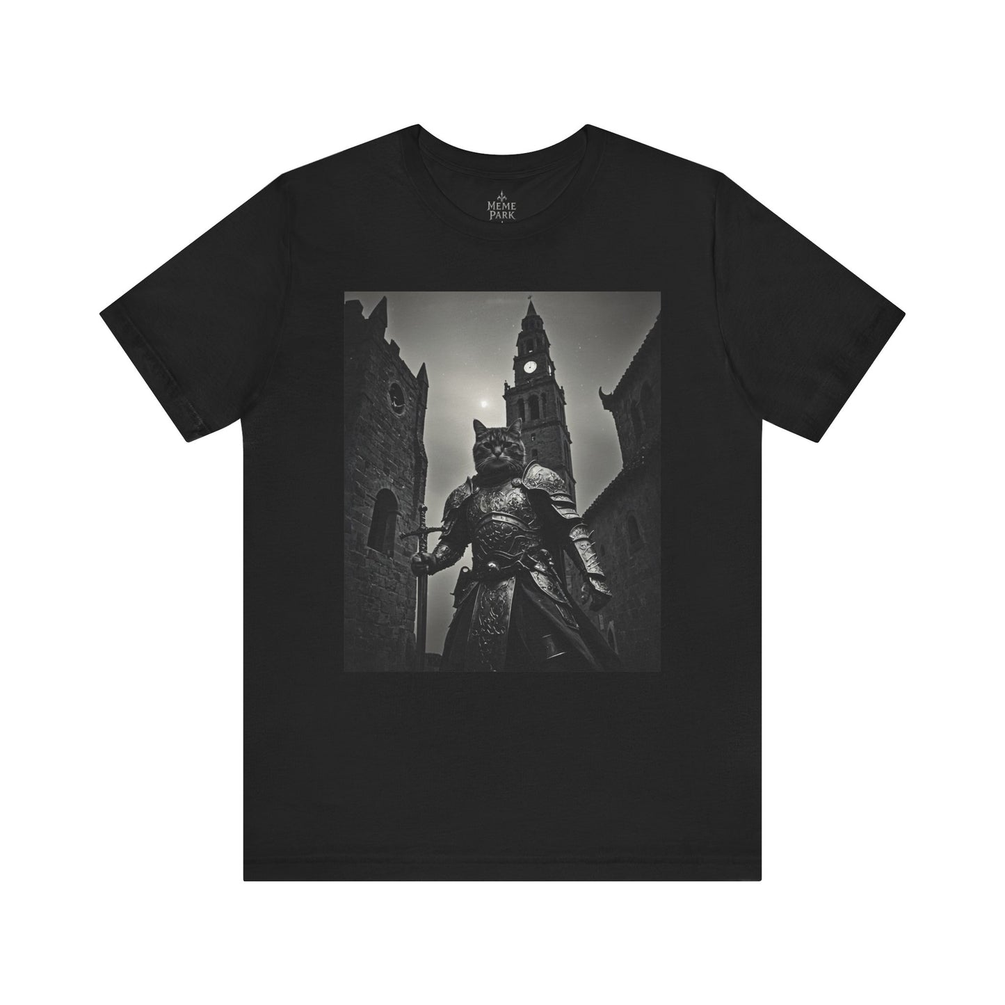 Knight's Valor Unisex Tee - Warrior Shirt, Fantasy Fan Gift, Medieval Style Apparel, Unique Adventure Wear, Gift for Geeks
