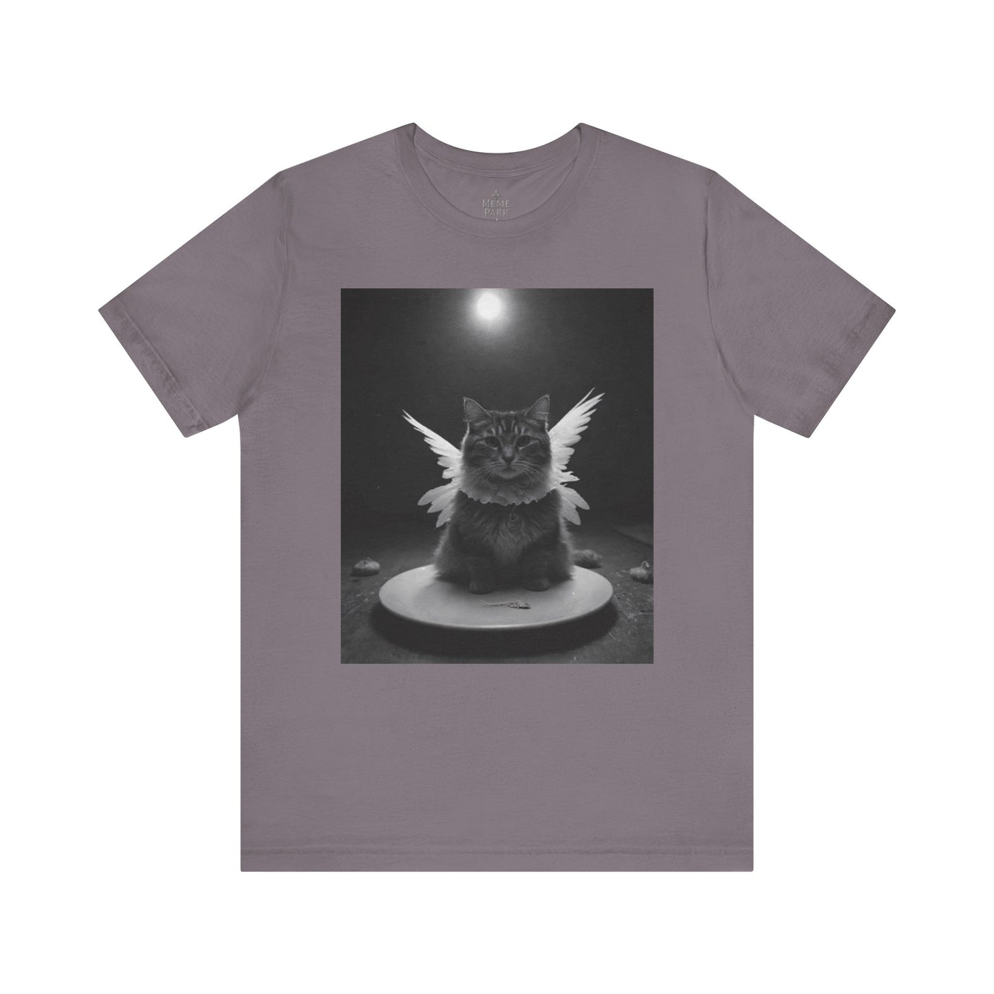 Angel Cat Unisex Tee – Gift for Cat Lovers, Cute Pet Shirt, Casual Wear, Fun Graphic Tee, Animal Lover's Gift