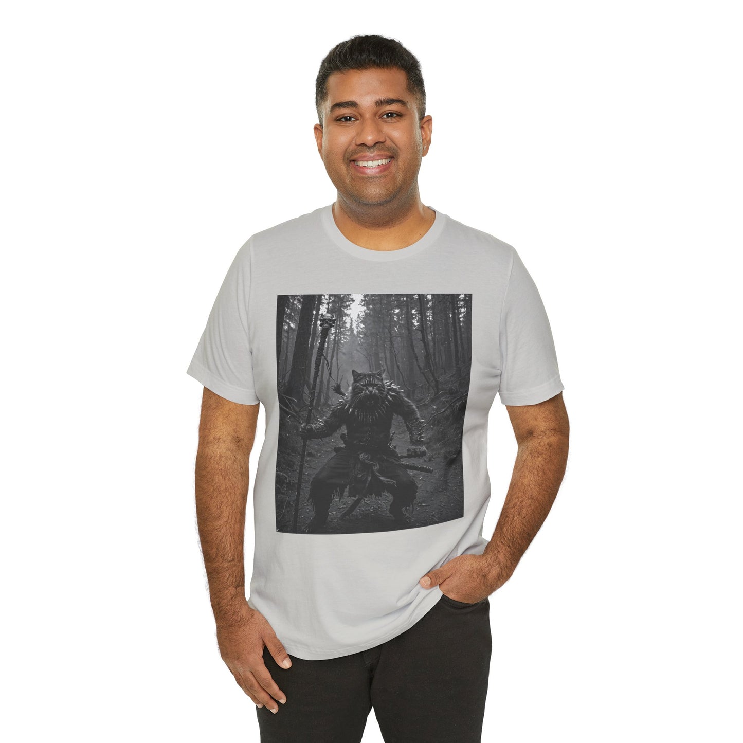 Cat Shaman Graphic Tee | Unisex Shirt for Cosplay, Gaming, Gifts, Outdoor Adventures, Halloween Costume
