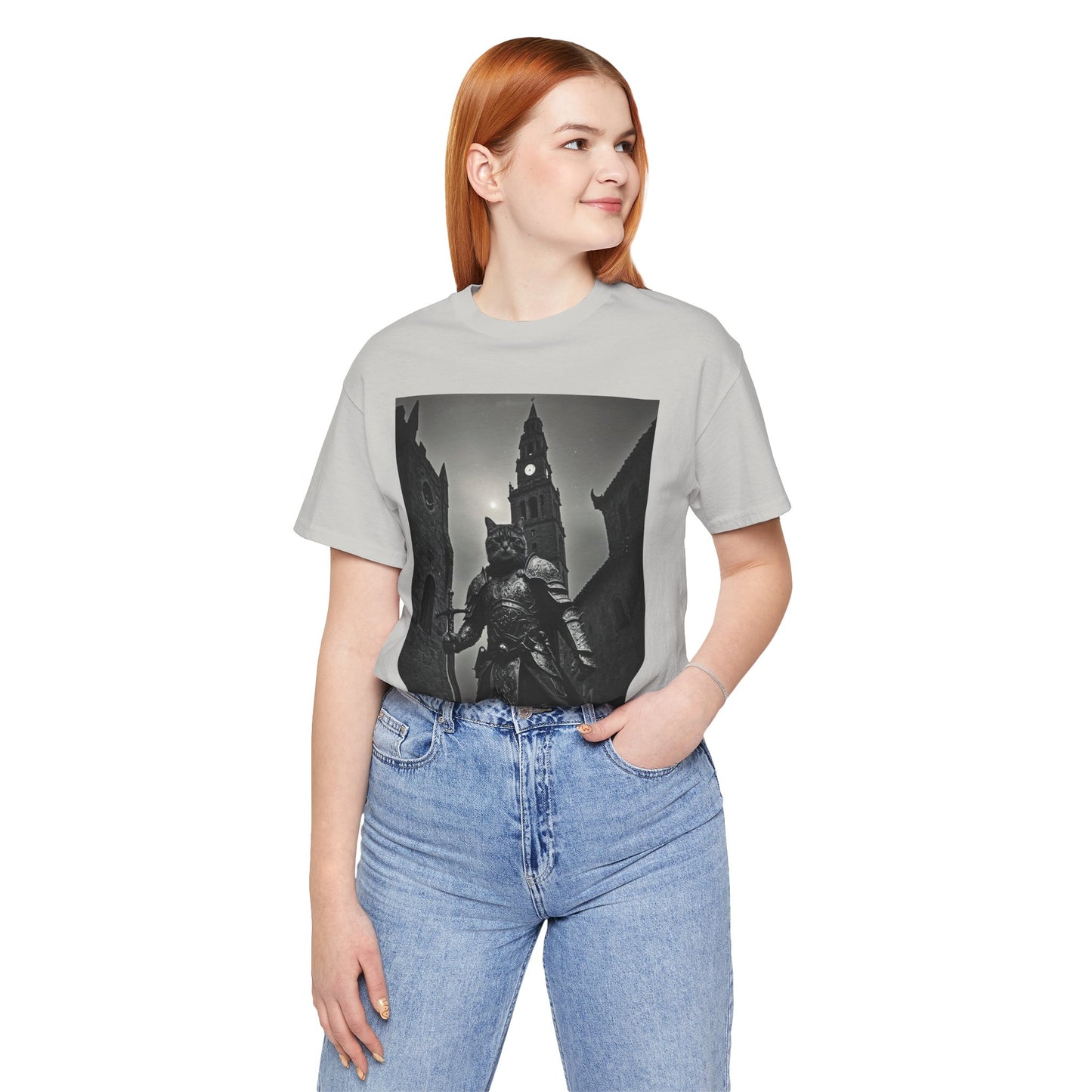 Knight's Valor Unisex Tee - Warrior Shirt, Fantasy Fan Gift, Medieval Style Apparel, Unique Adventure Wear, Gift for Geeks