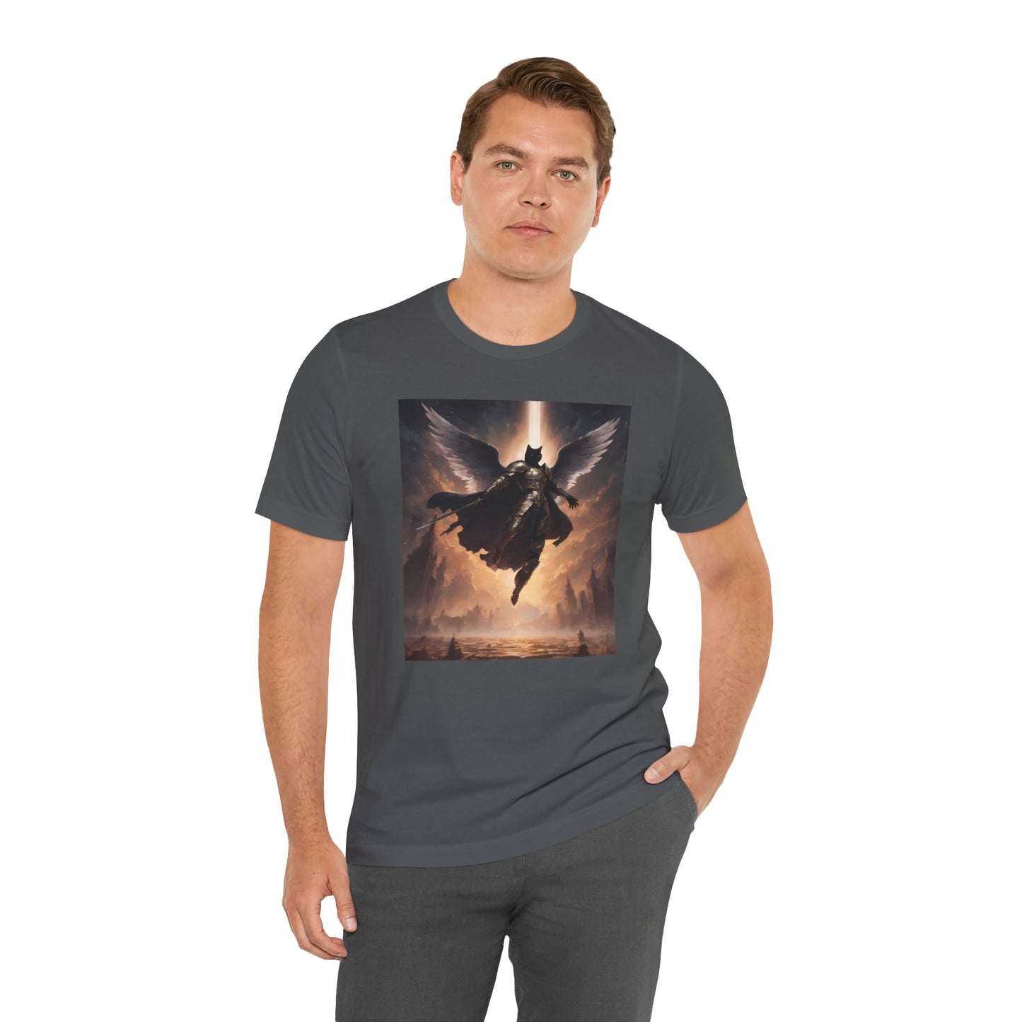 Epic Guardian Angel T-Shirt, Unisex Tee, Spiritual Shirt, Casual Wear, Gift for Fans, Inspirational Apparel