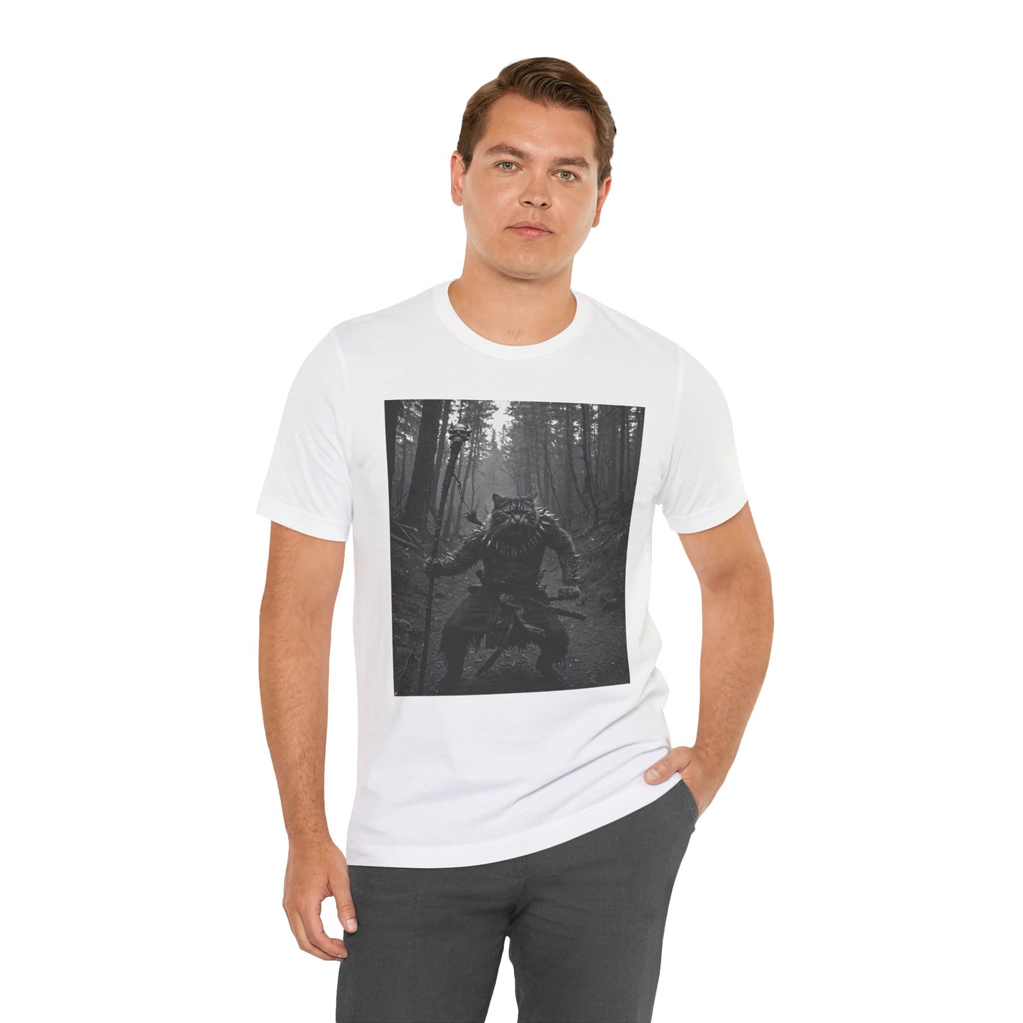 Cat Shaman Graphic Tee | Unisex Shirt for Cosplay, Gaming, Gifts, Outdoor Adventures, Halloween Costume