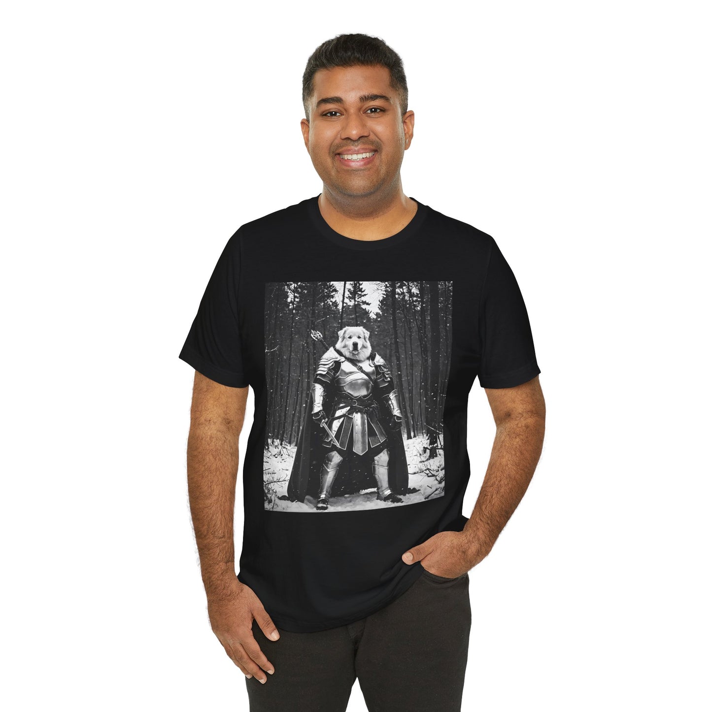 Dog Warrior, Animal-Themed Shirt, Funny Pet Owner Gift, Casual Everyday Wear, Unique Pet Apparel