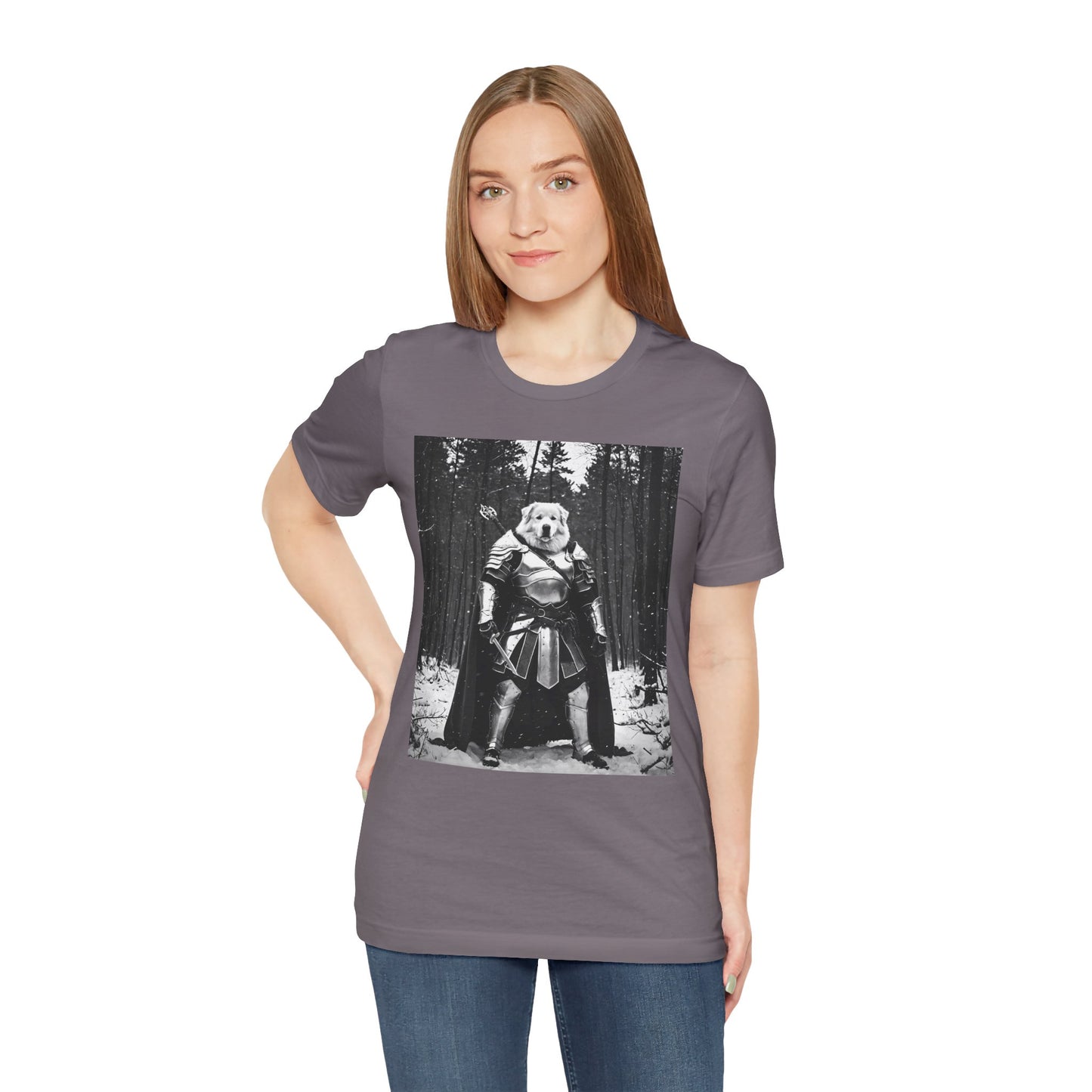 Dog Warrior, Animal-Themed Shirt, Funny Pet Owner Gift, Casual Everyday Wear, Unique Pet Apparel