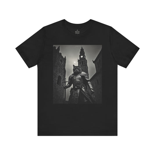 Knight's Valor Unisex Tee - Warrior Shirt, Fantasy Fan Gift, Medieval Style Apparel, Unique Adventure Wear, Gift for Geeks
