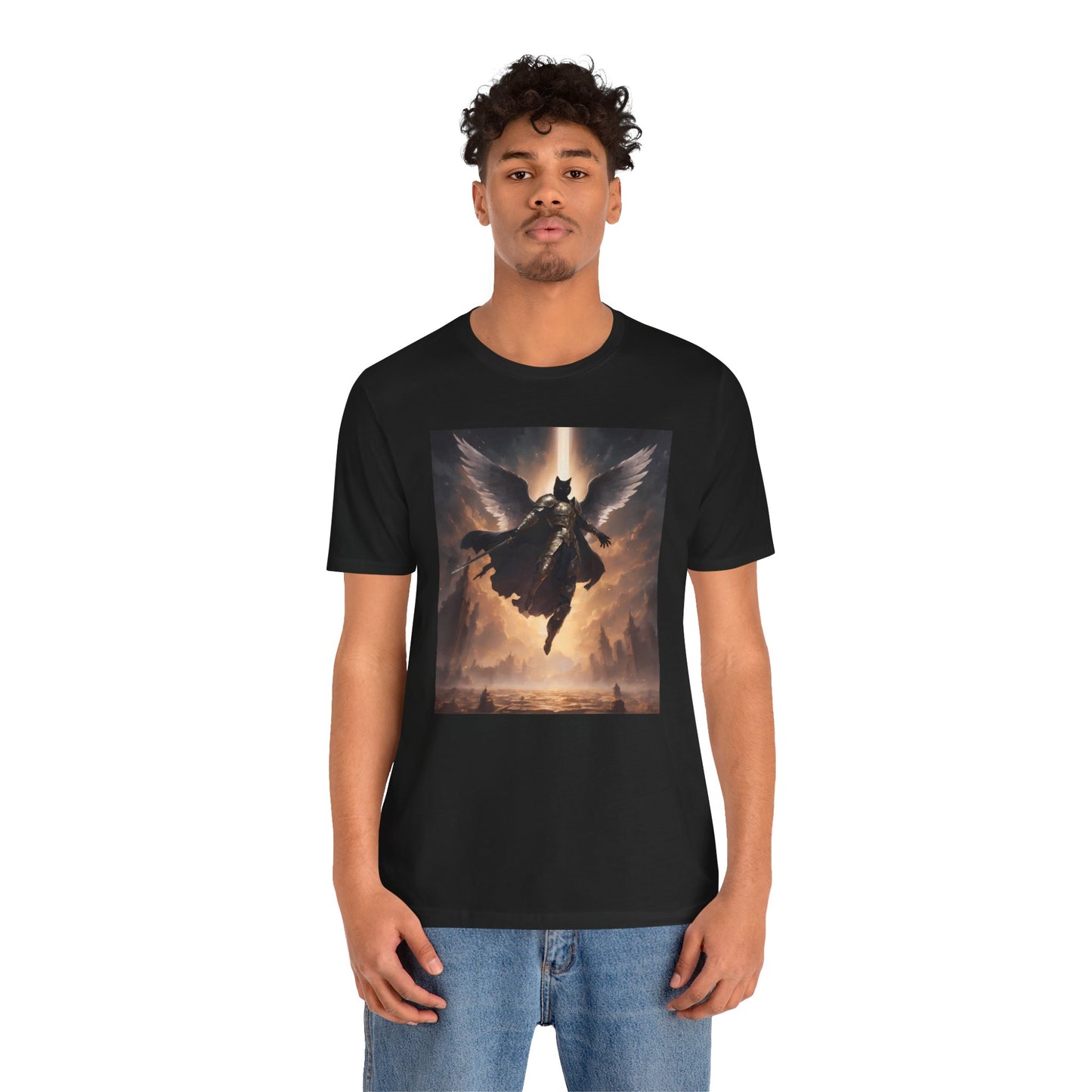 Epic Guardian Angel T-Shirt, Unisex Tee, Spiritual Shirt, Casual Wear, Gift for Fans, Inspirational Apparel