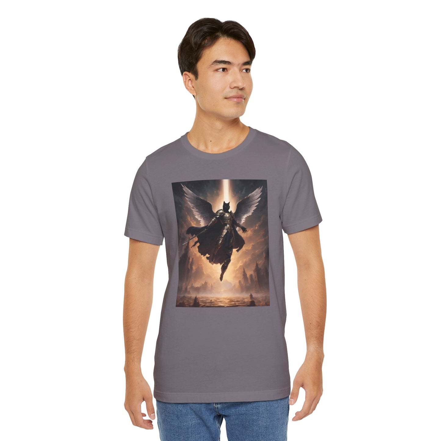 Epic Guardian Angel T-Shirt, Unisex Tee, Spiritual Shirt, Casual Wear, Gift for Fans, Inspirational Apparel